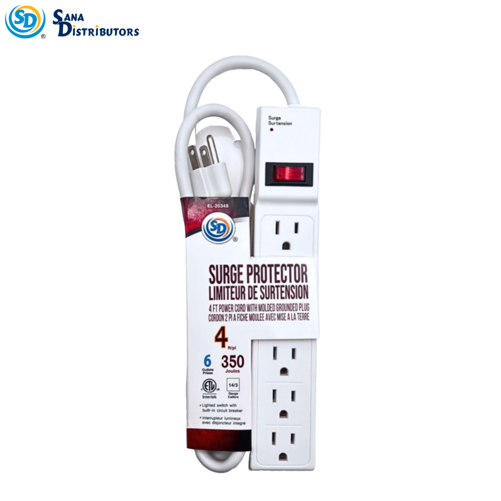 Sd Power Strip 6-outlets 4ft