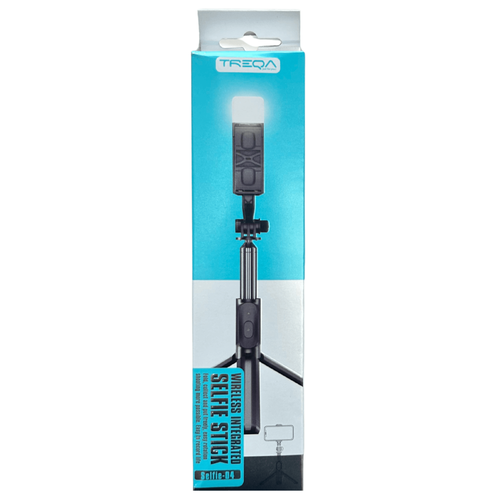 Selfie Stick with Tripod and Light