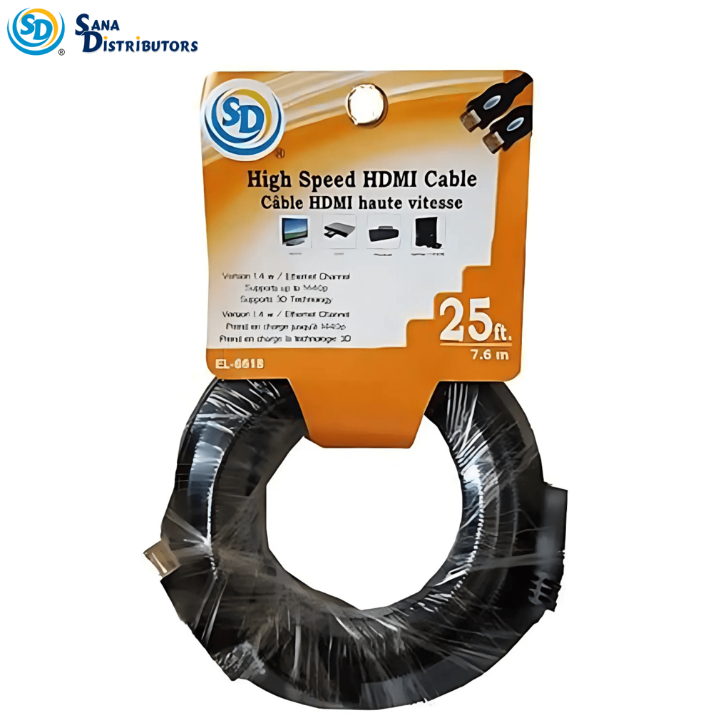 Sd Hdmi Cable 25ft