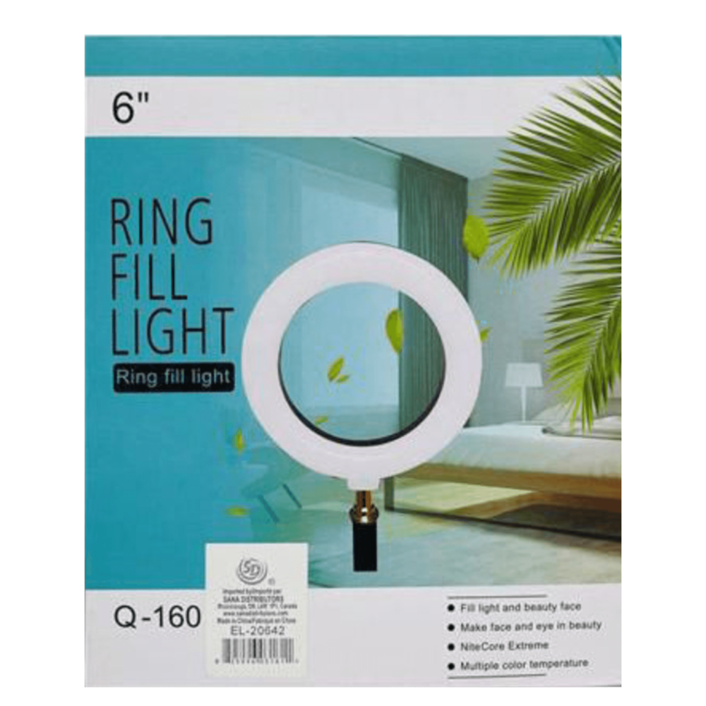 6" Ring Fill Light with Tripod Stand