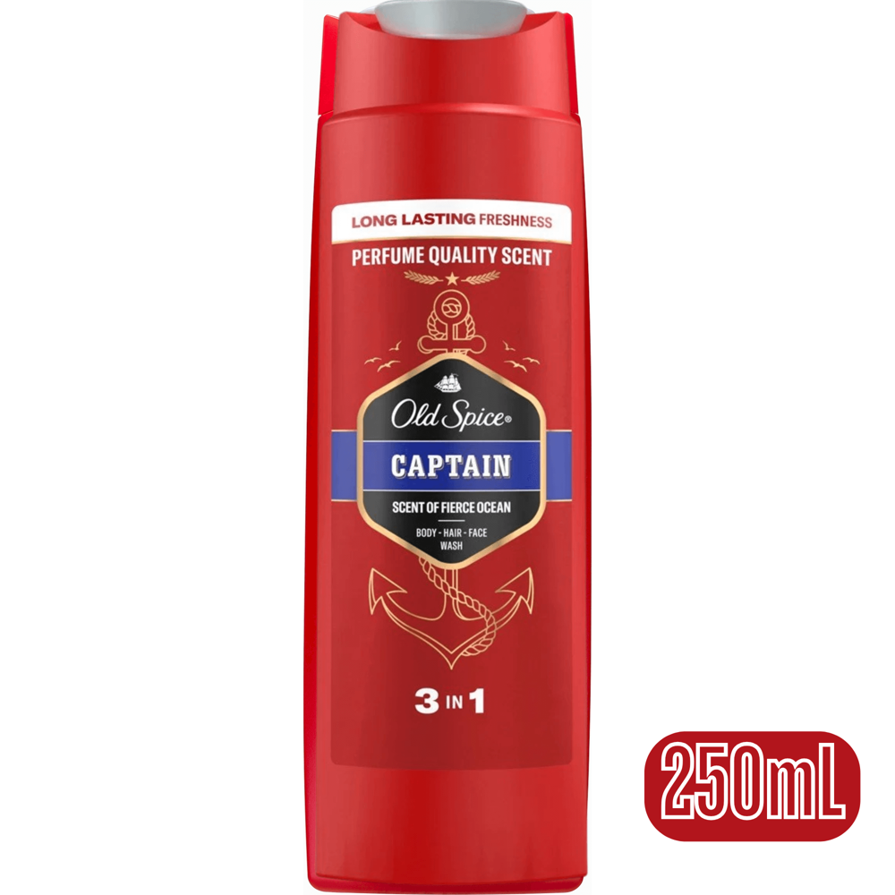 Old Spice Shampoo 3-in-1 Captain – 250 mL