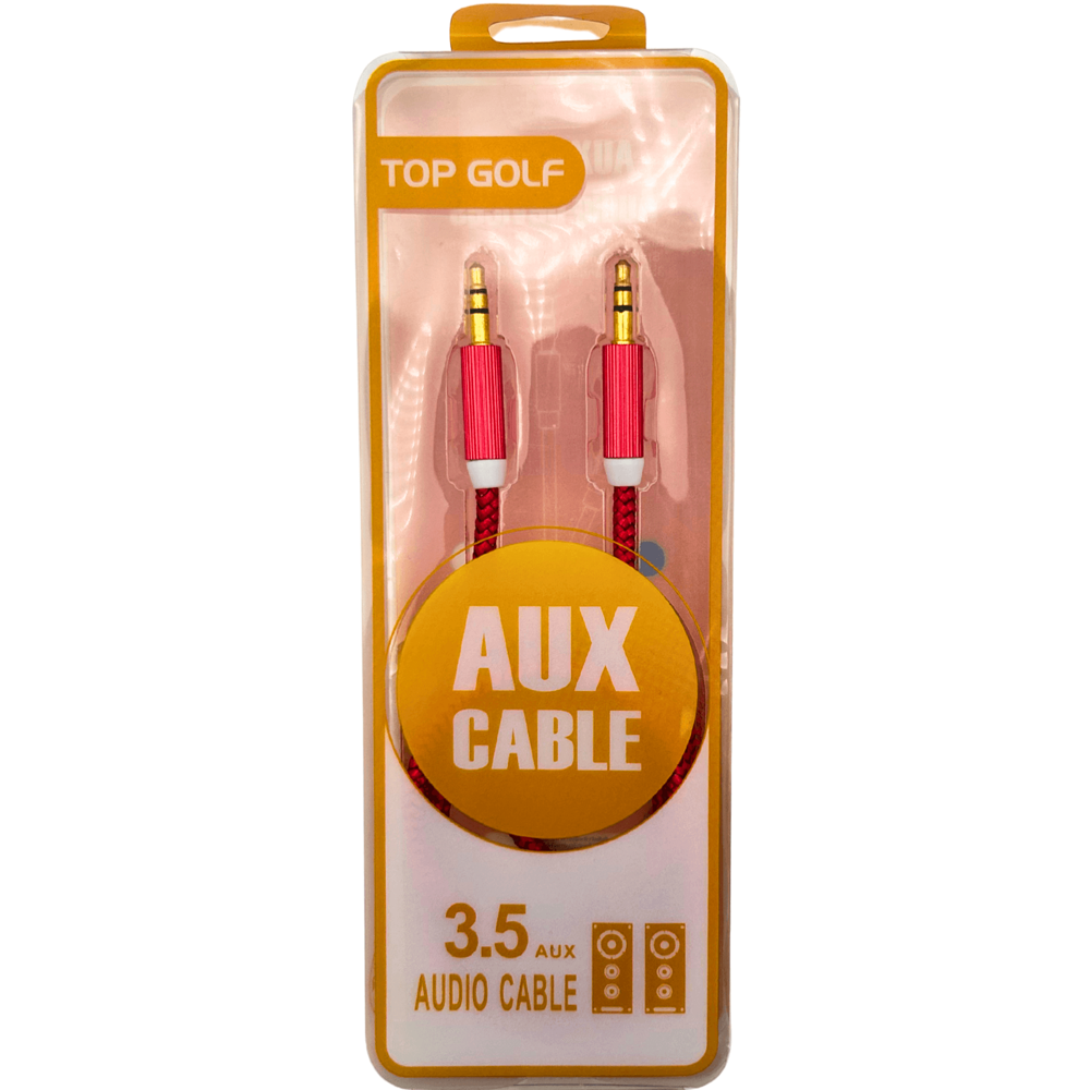 Stereo 3.5 mm Aux Cable - Assorted Colours