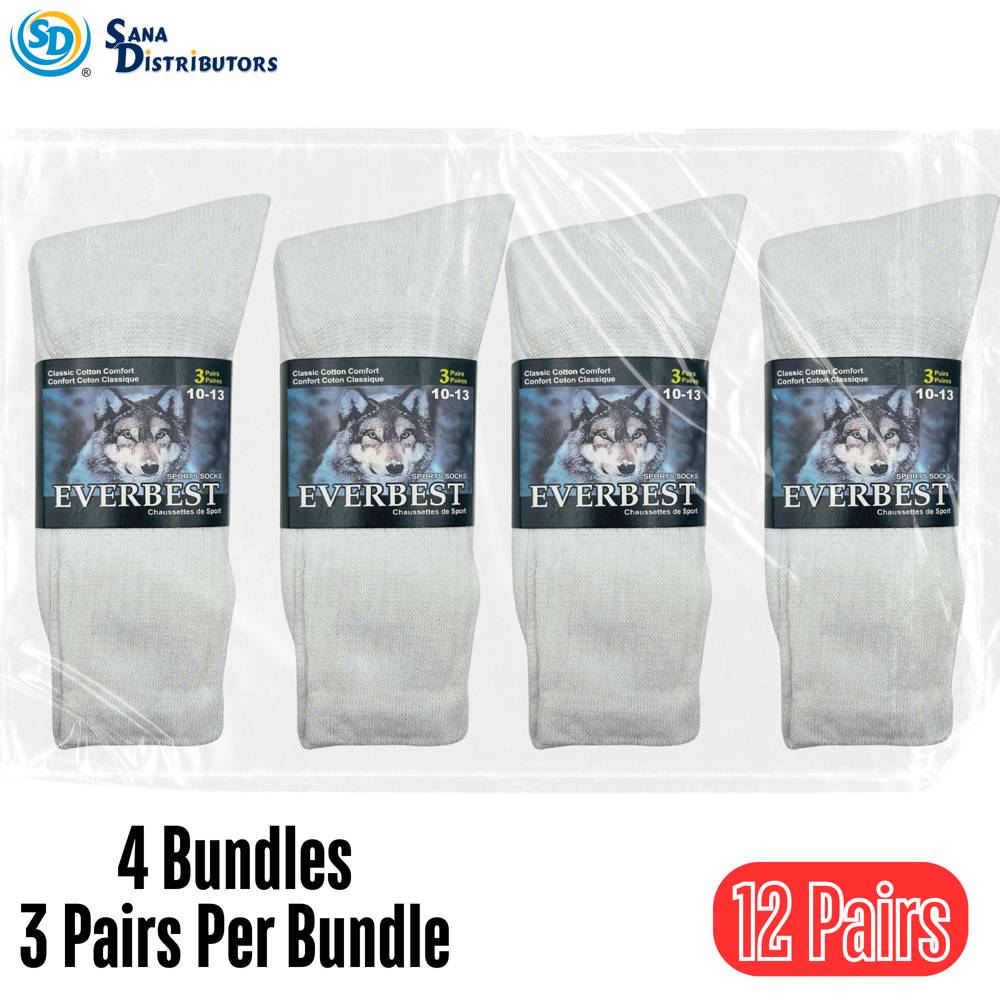 Everbest Sport Socks - Size 10-13