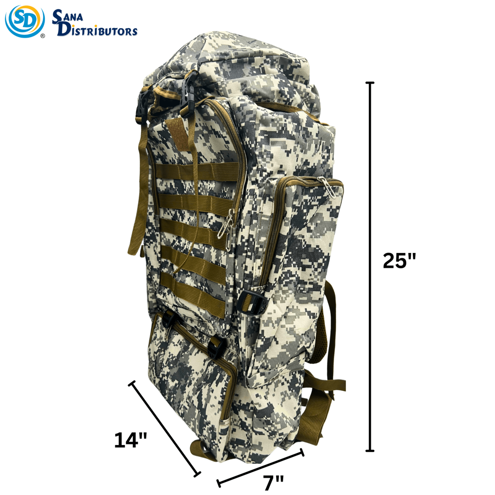 Hiking Backpack 25" x 14" x 7"- Assorted