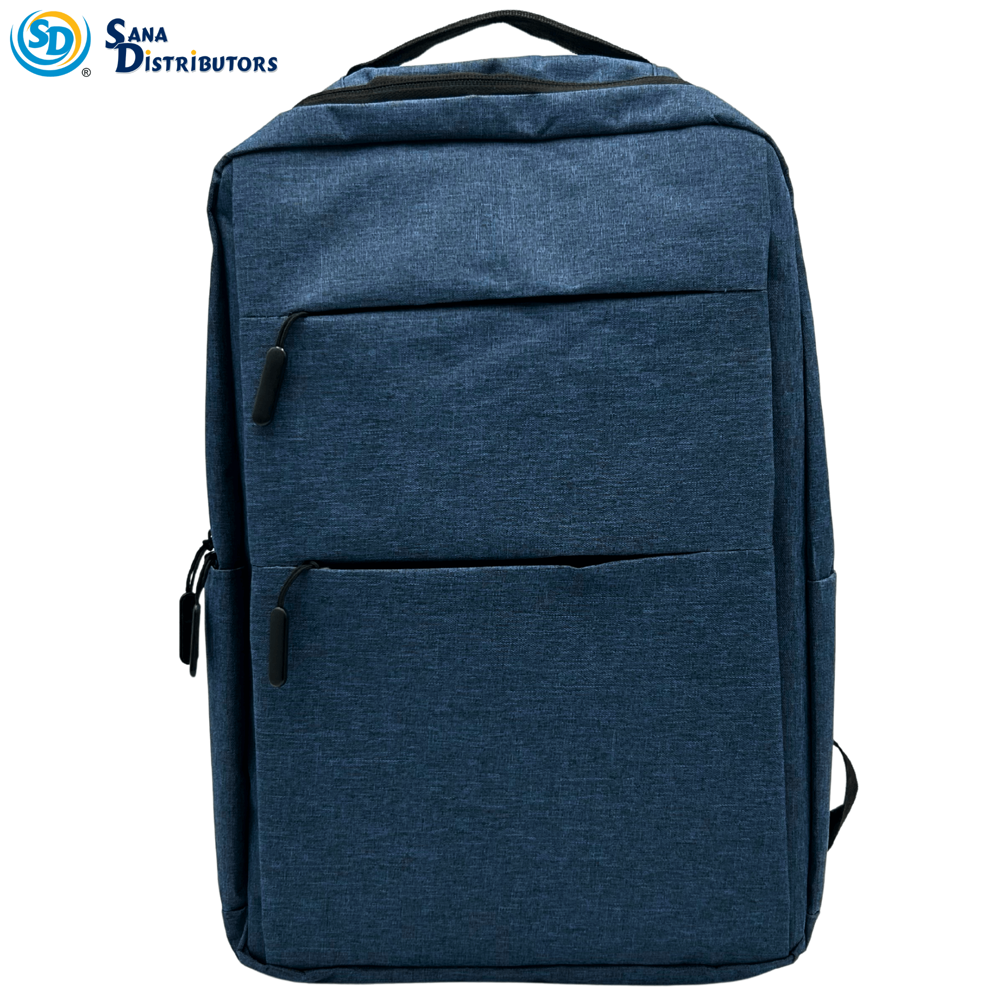 Laptop Backpack W/usb- [16" x 11.5" x 4.5"] - Assorted Colours
