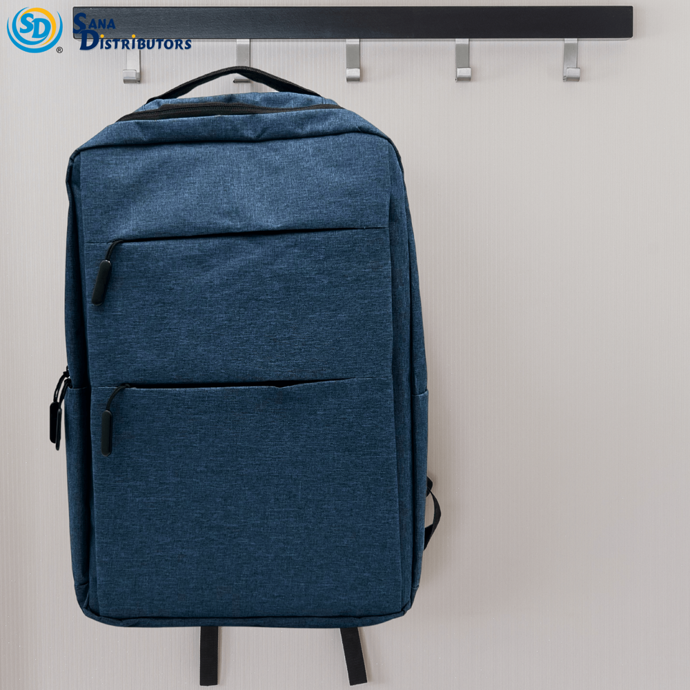 Laptop Backpack W/usb- [16" x 11.5" x 4.5"] - Assorted Colours