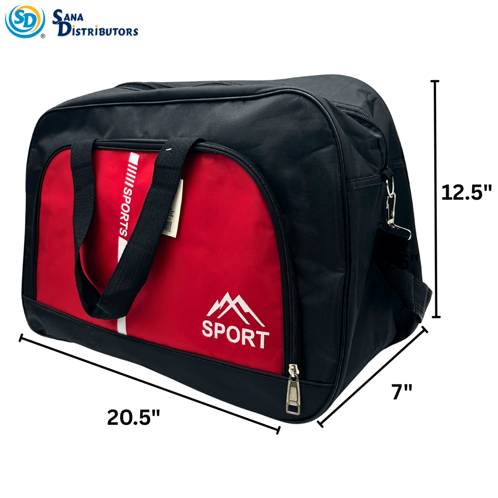 Sports Duffle Bag 20.5" x 12.5" x 9"