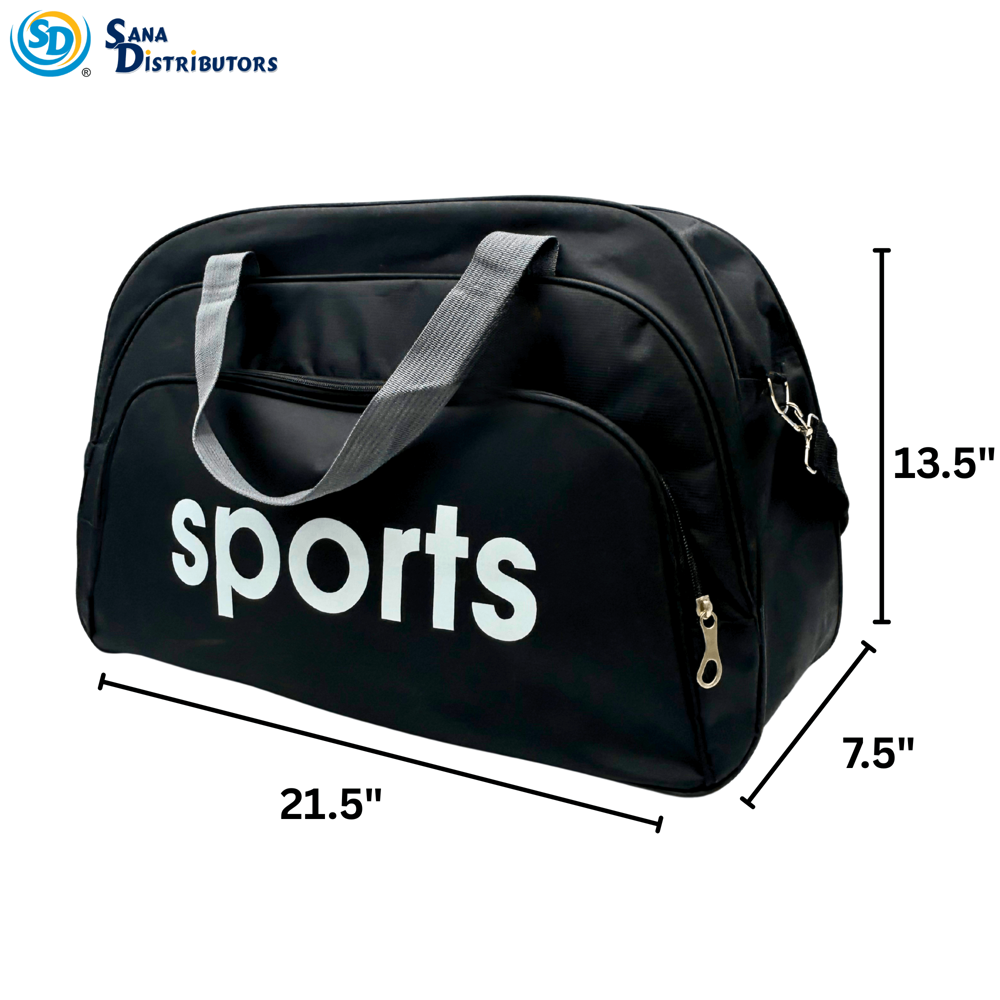Sports Bag [21.5" x 7.5" x 13.5"] - Assorted Colours