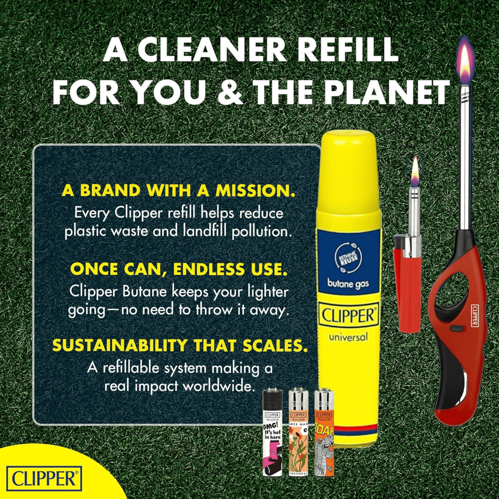 Clipper Butane Gas Yellow 16 mL 25pcs ($0.99 per Unit)