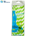 Paper Straws [8"] 25pcs - Assorted Colours