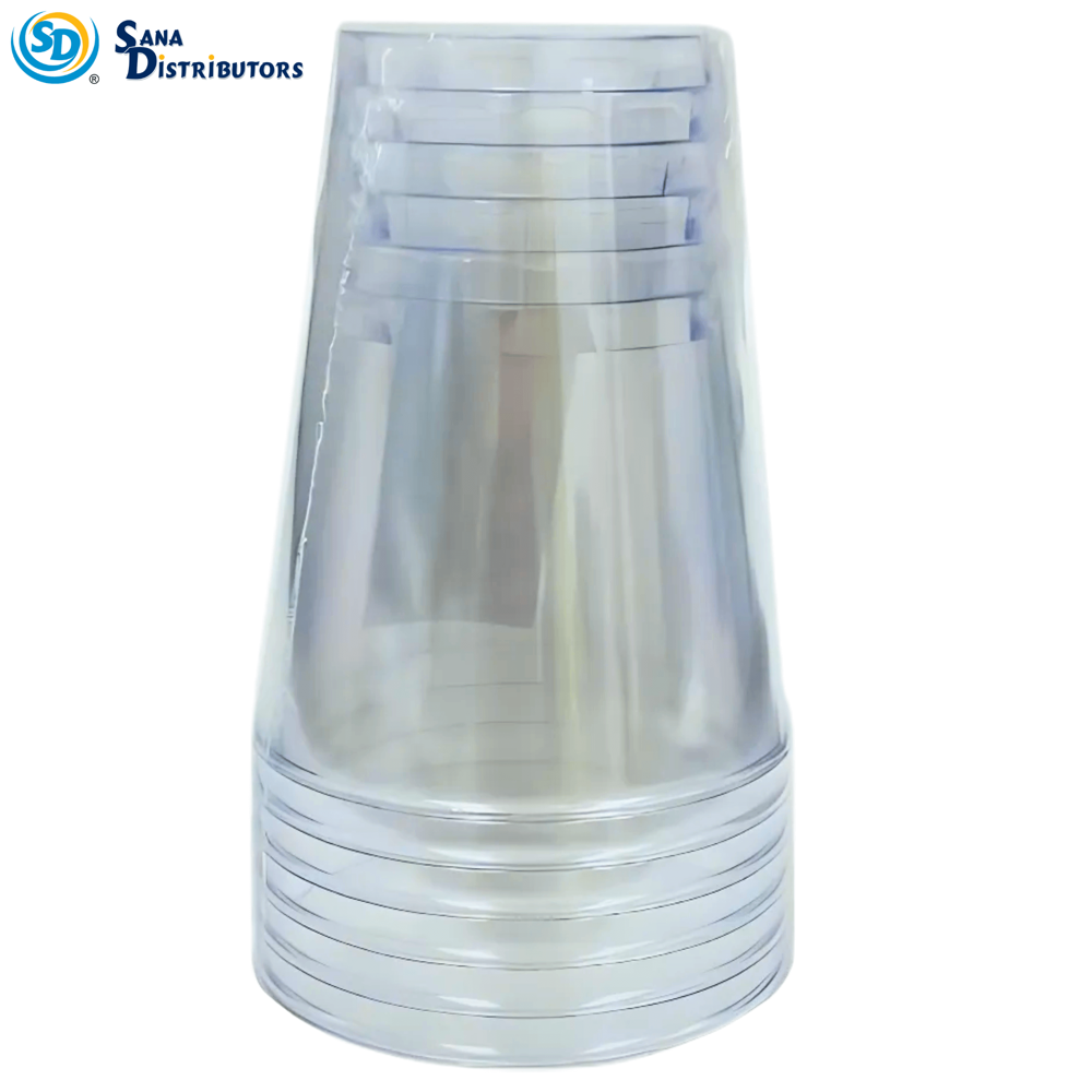 Plastic Cup Clear 7 Oz 6 Pcs