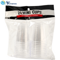 Plastic Shot Glass Clear 2 Oz 20 Pcs