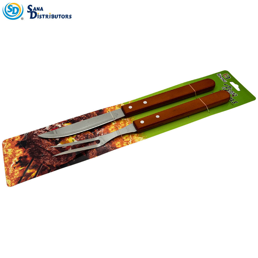 Bbq Knife & Fork [14"]