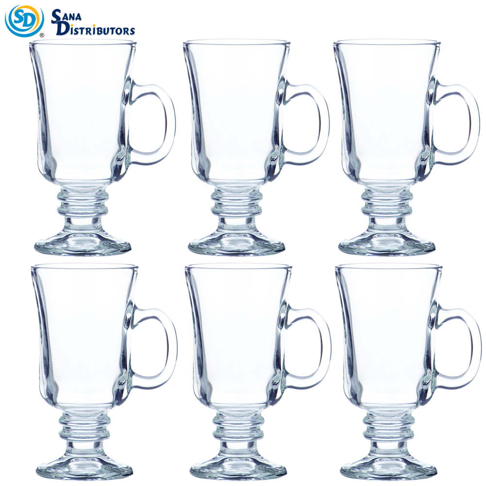 Glass Ice Cream Cup 240 mL 6pcs [6" x 2.5"]
