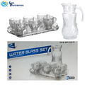 Glass Jug & Cup Set 8pcs
