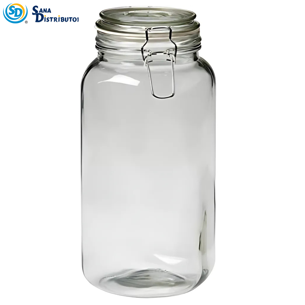 Glass Storage Jar 10"x4"