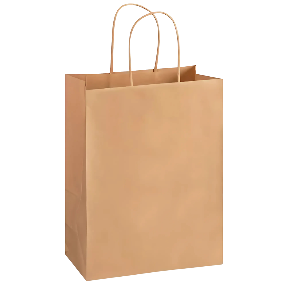 Kraft Paper Bags [13" x 7" x 17"] 250pcs - Brown