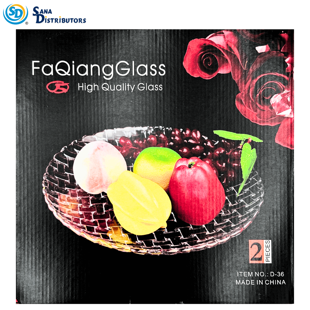 Glass Plate Round 12" 2pcs
