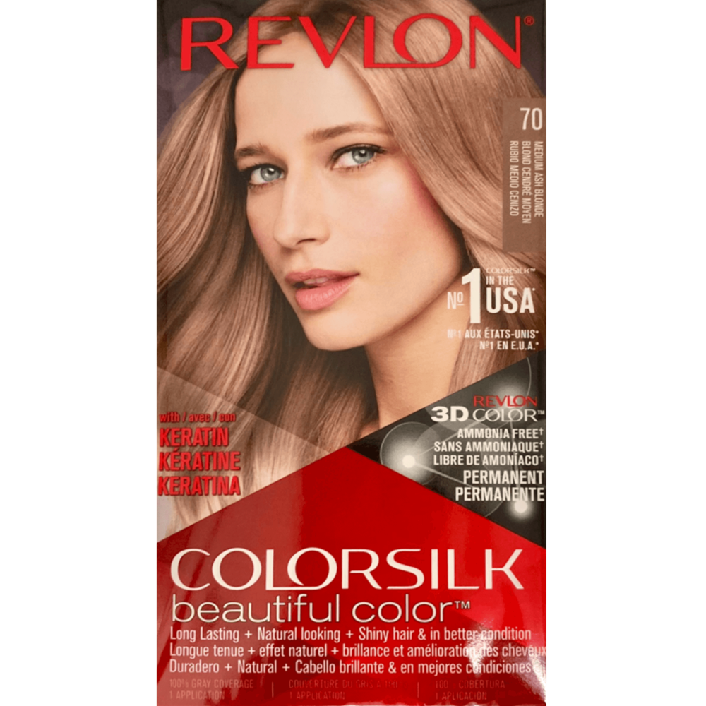Revlon Color Silk #70 Medium Ash Blonde ($13.47 for 3pcs)