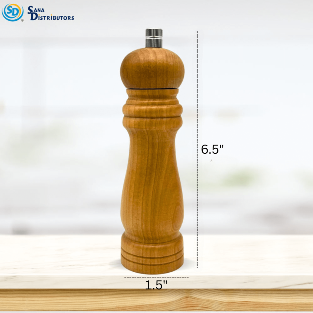 Wooden Pepper Grinder [6.5"]