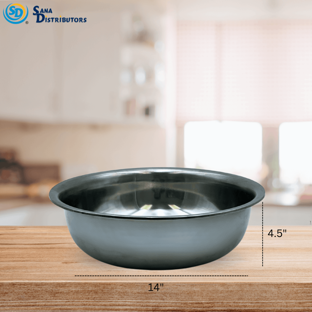 Stainless Steel Bowl 14"