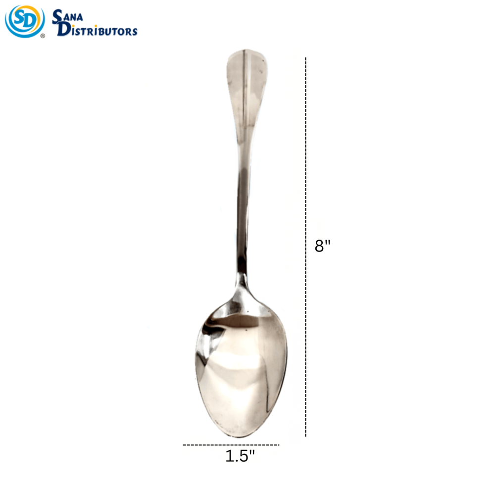 Stainless Steel Spoon 2pcs 8"