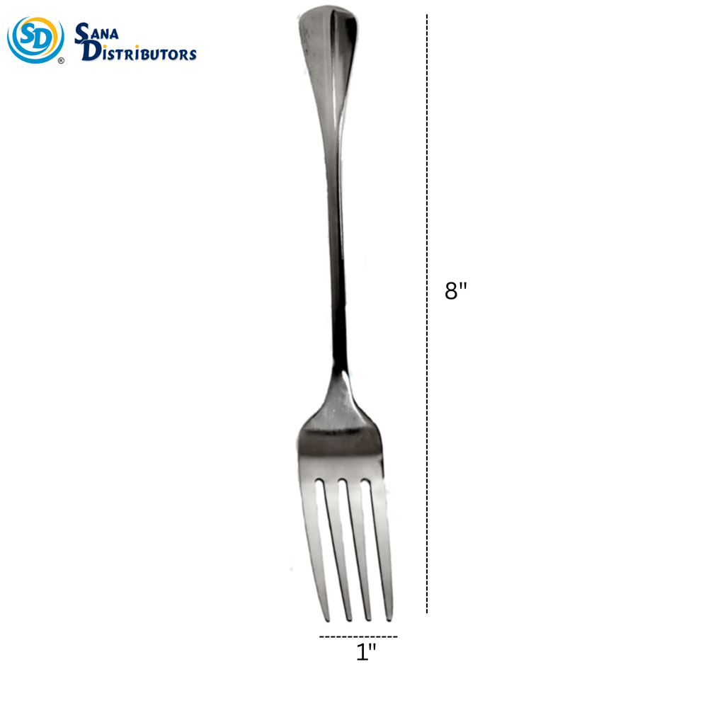 Stainless Steel Fork 2pcs 8"
