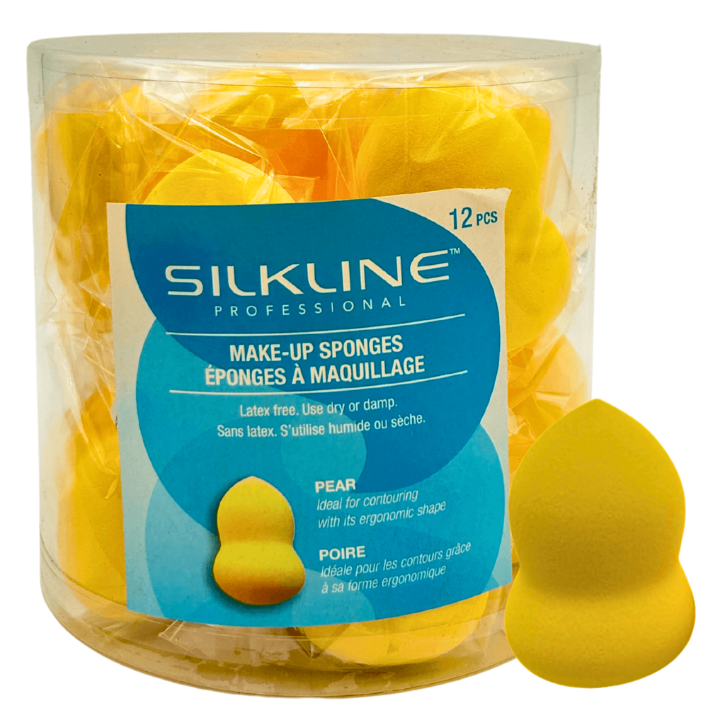 Silkline Pear Shaped Sponges 12pcs ($0.49 per Unit)
