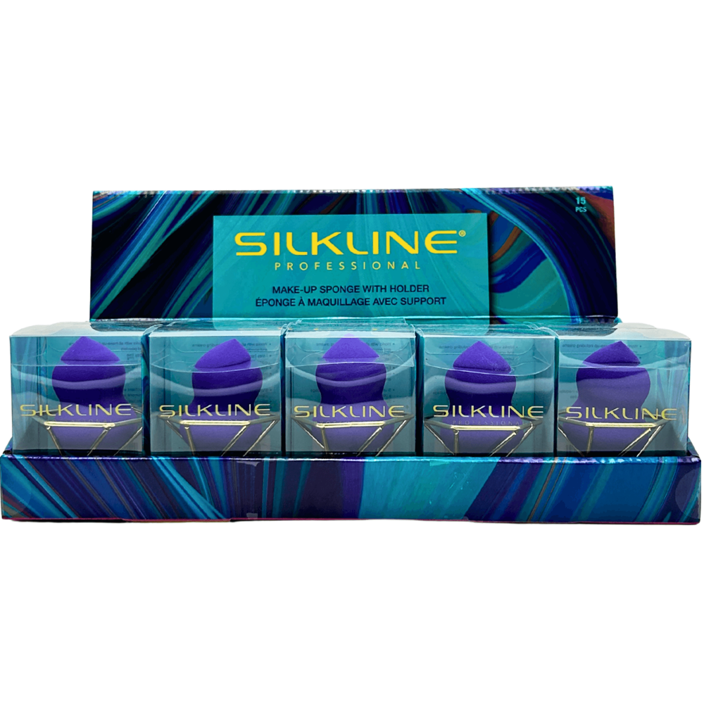 Silkline Makeup Sponge with Holder 15pcs ($0.77 per Unit)