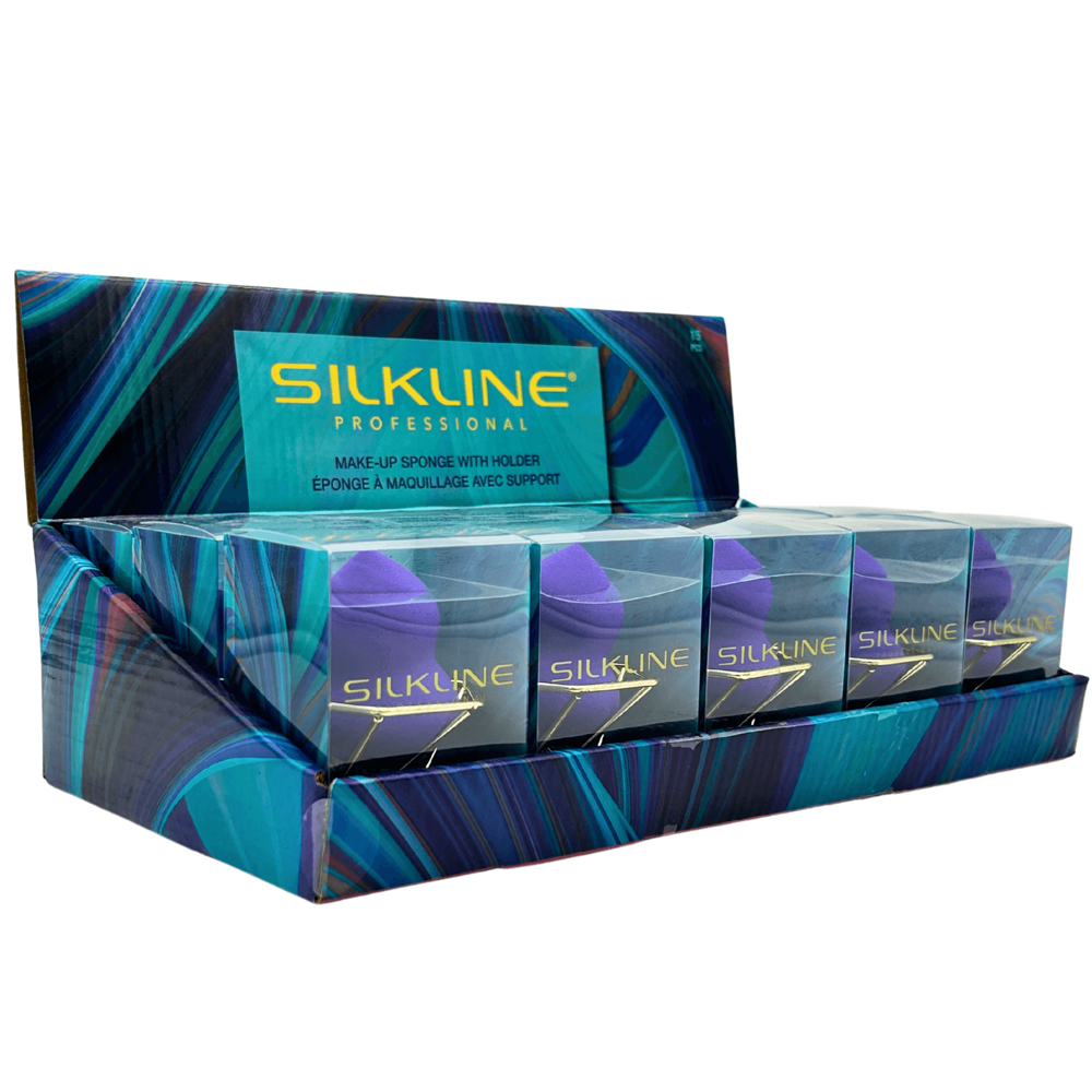 Silkline Makeup Sponge with Holder 15pcs ($0.77 per Unit)