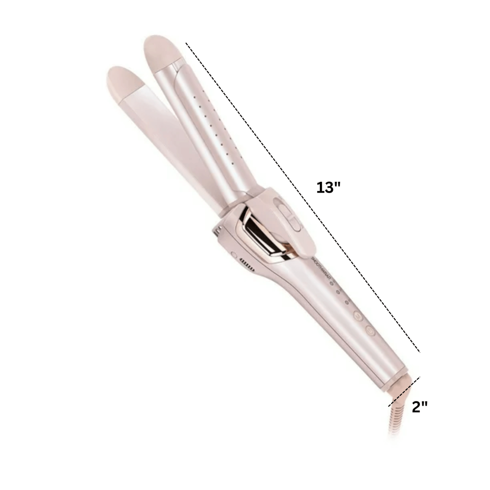 Conair Infiniti Pro Smoothwrap 2-in-1 Ceramic Straighten or Curler Styler #cs3290pkbrc