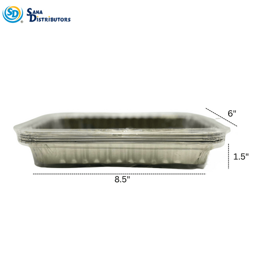 Alumnium Foil Roaster Pans 4pcs [8.5" x 6" x 1.5"] ($0.62 per Pc)