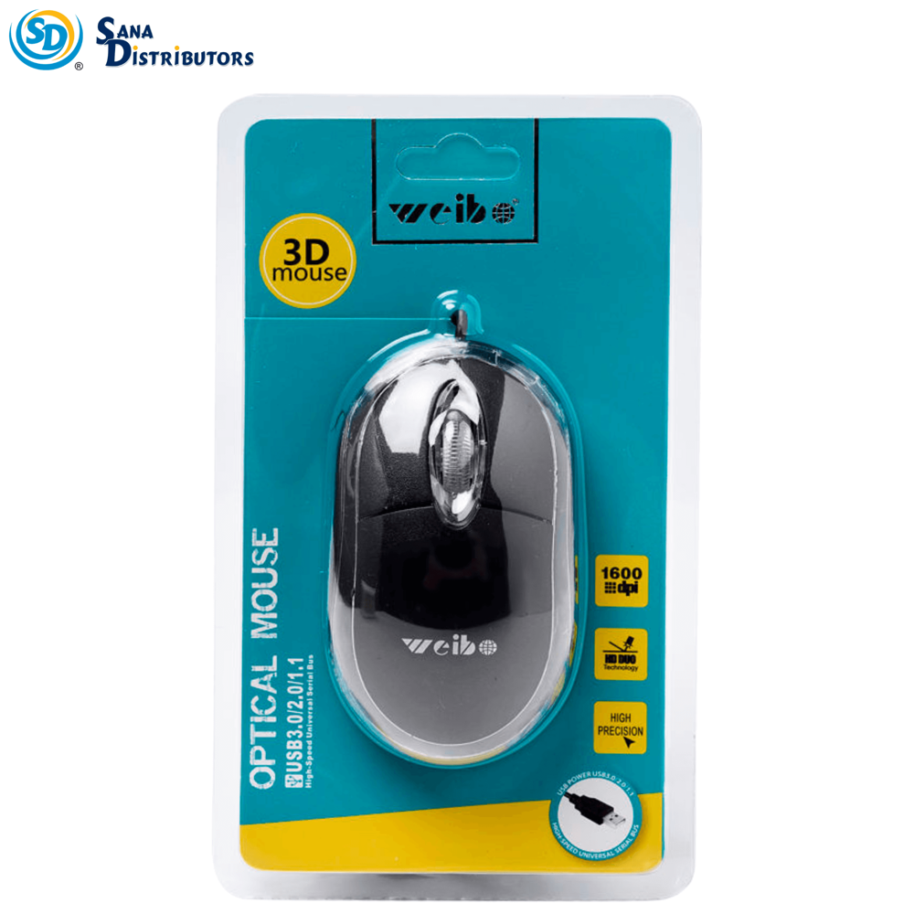 Wired Mouse - Assorted Colors