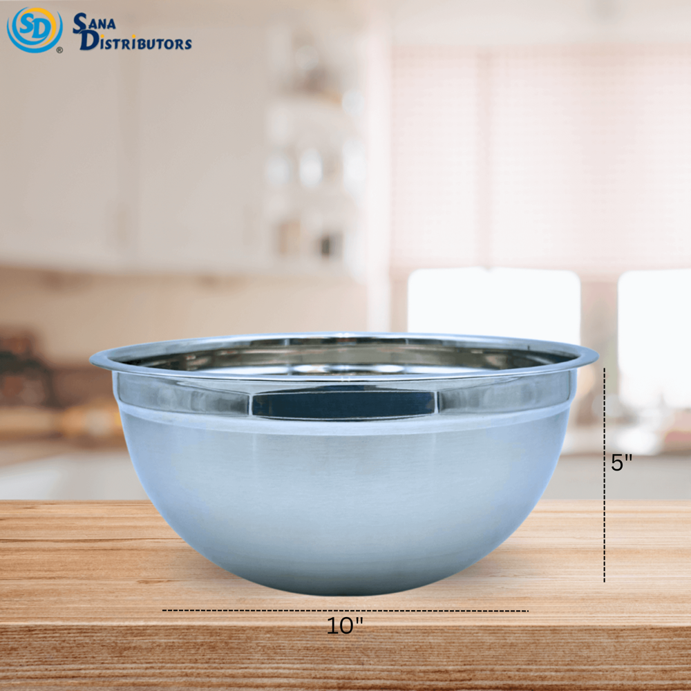 Stainless Steel Bowl 10"