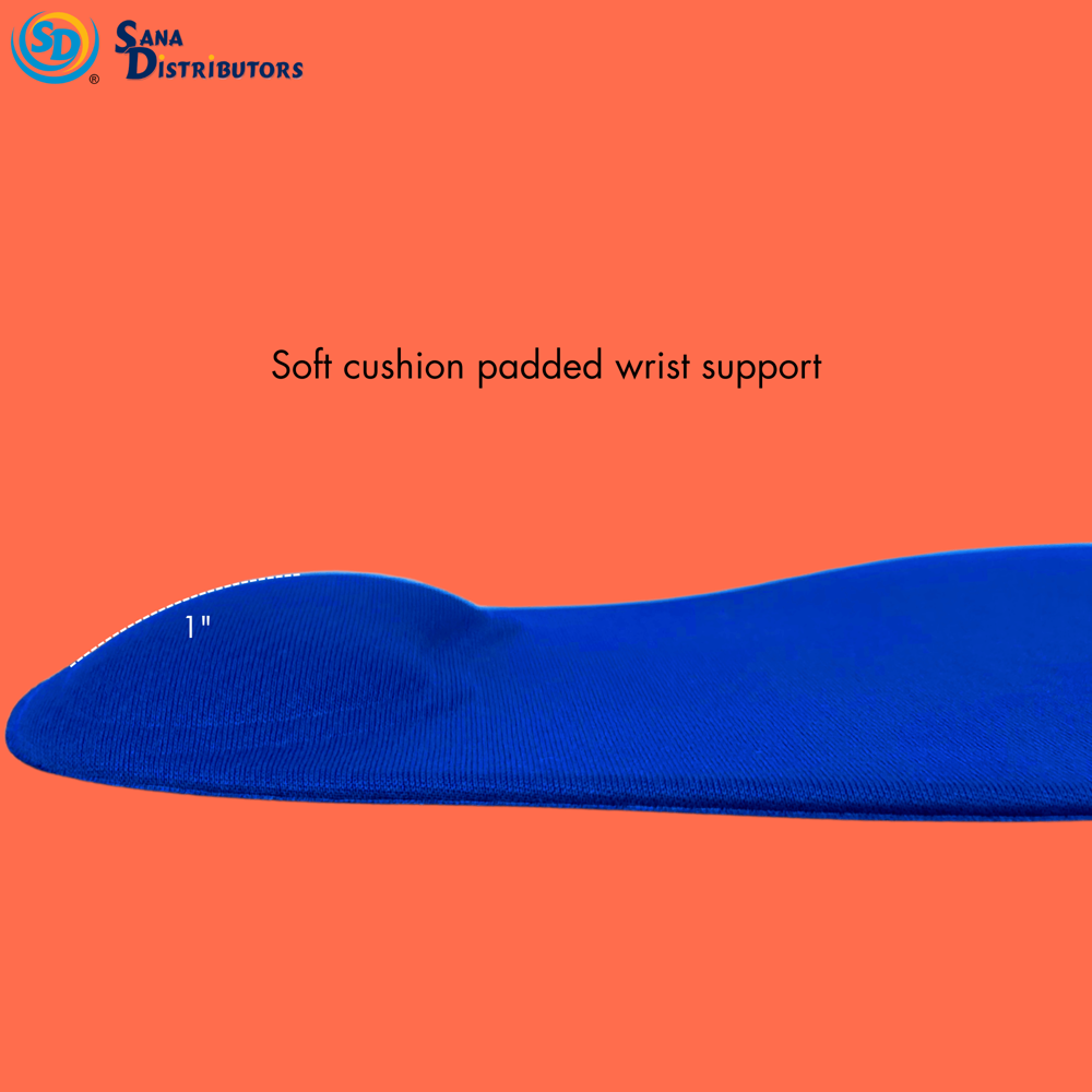 Mouse Pad with Wrist Support - Assorted Colours