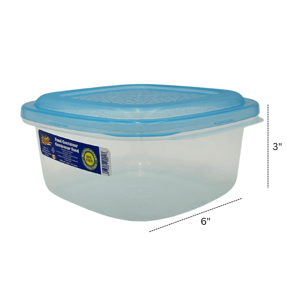 Royal Plastic Food Container Square 1050 mL