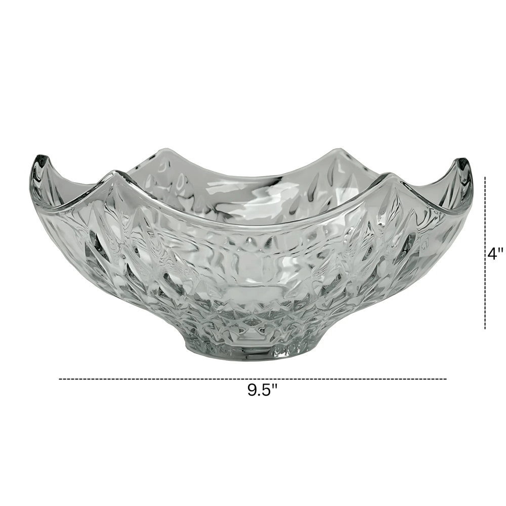 Glass Fruit Bowl [9.5 "x 4"]