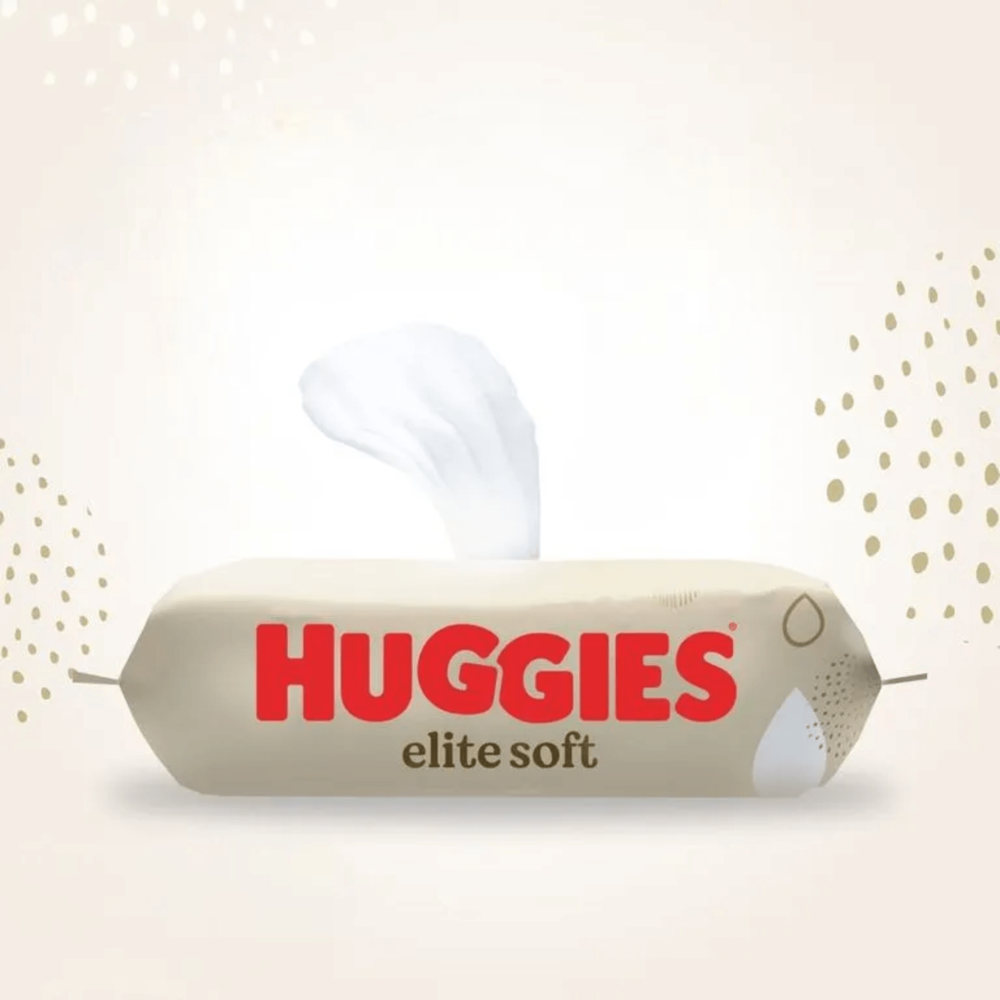 Huggies Baby Wipes – Elite & Soft 56ct [Exp: 07/2027]