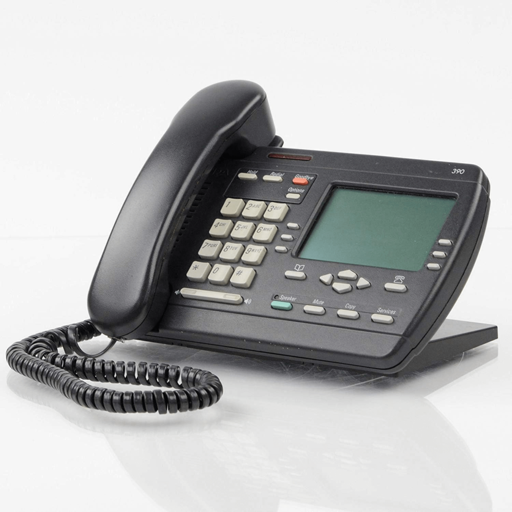 Nortel Vista 390 Corded Phone - Black (Refurbished)