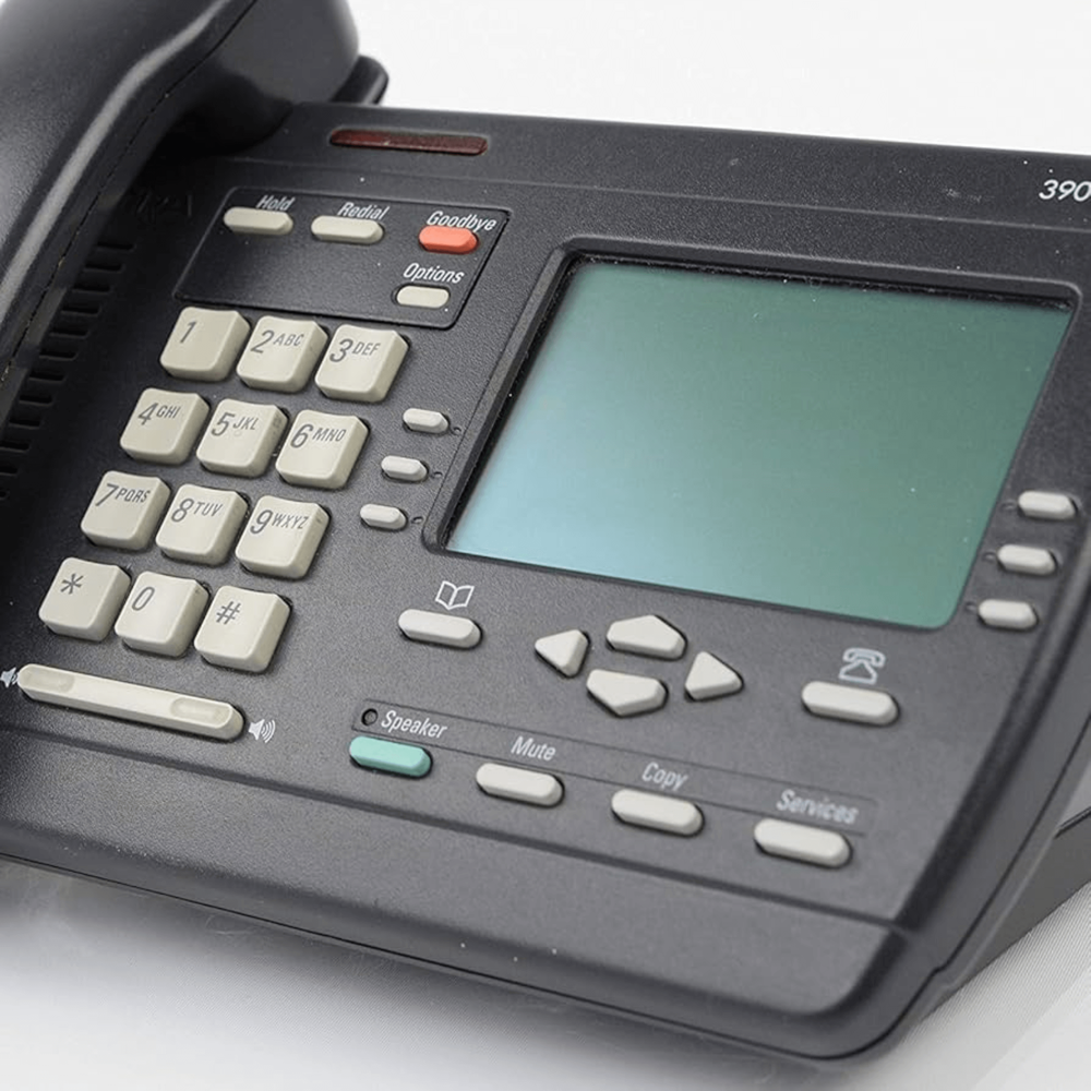 Nortel Vista 390 Corded Phone - Black (Refurbished)
