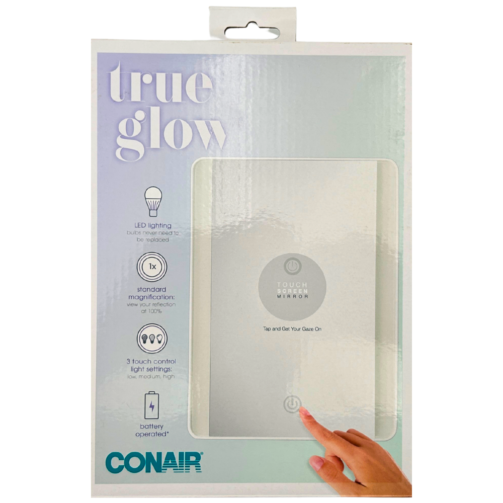Conair True Glow Touch Screen Mirror 1x Magnification #betp3c