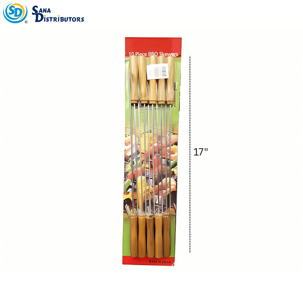 Bbq Skewer 17" 10pcs