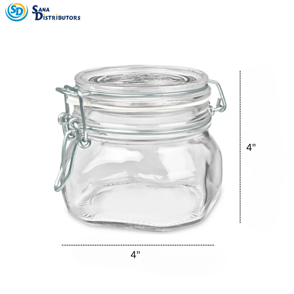 Glass Container 4"x4"