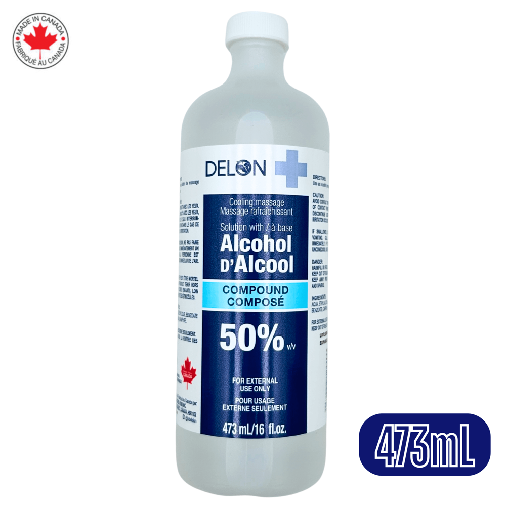 Delon 50% Rubbing Alcohol 473 mL ($22.20 for 12pcs)[exp:06/2028]