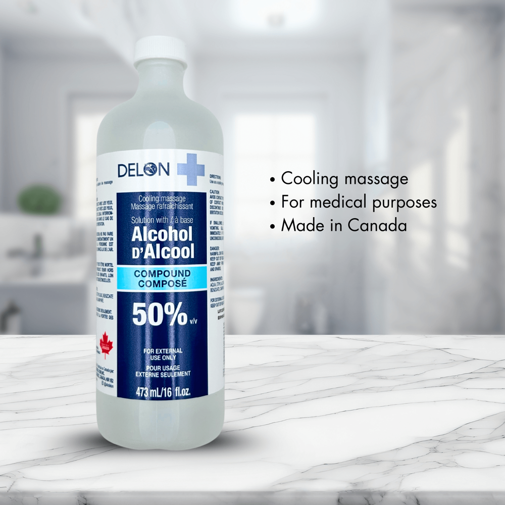 Delon 50% Rubbing Alcohol 473 mL ($22.20 for 12pcs)[exp:06/2028]