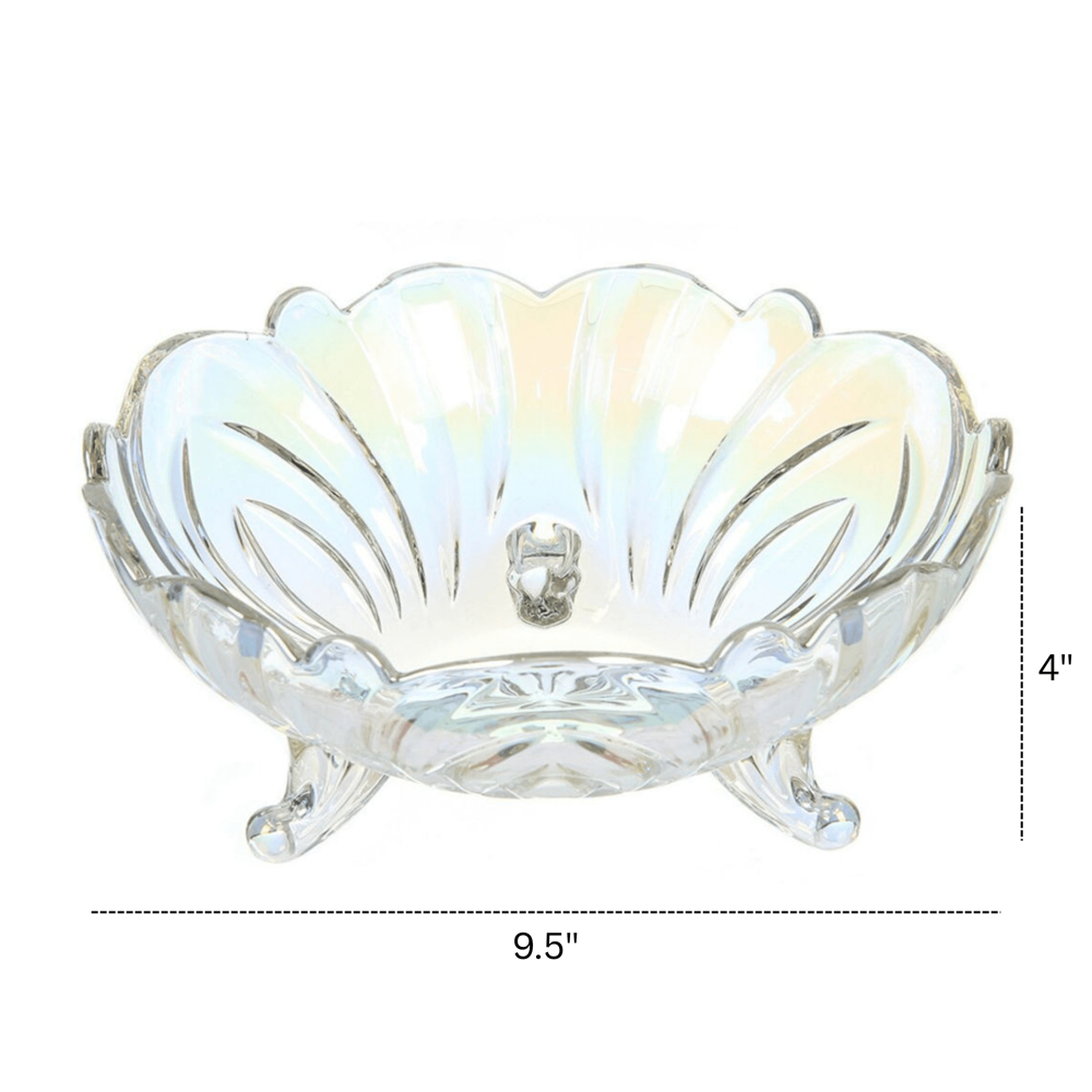 Glass Fruit Bowl [9.5" x 4"]