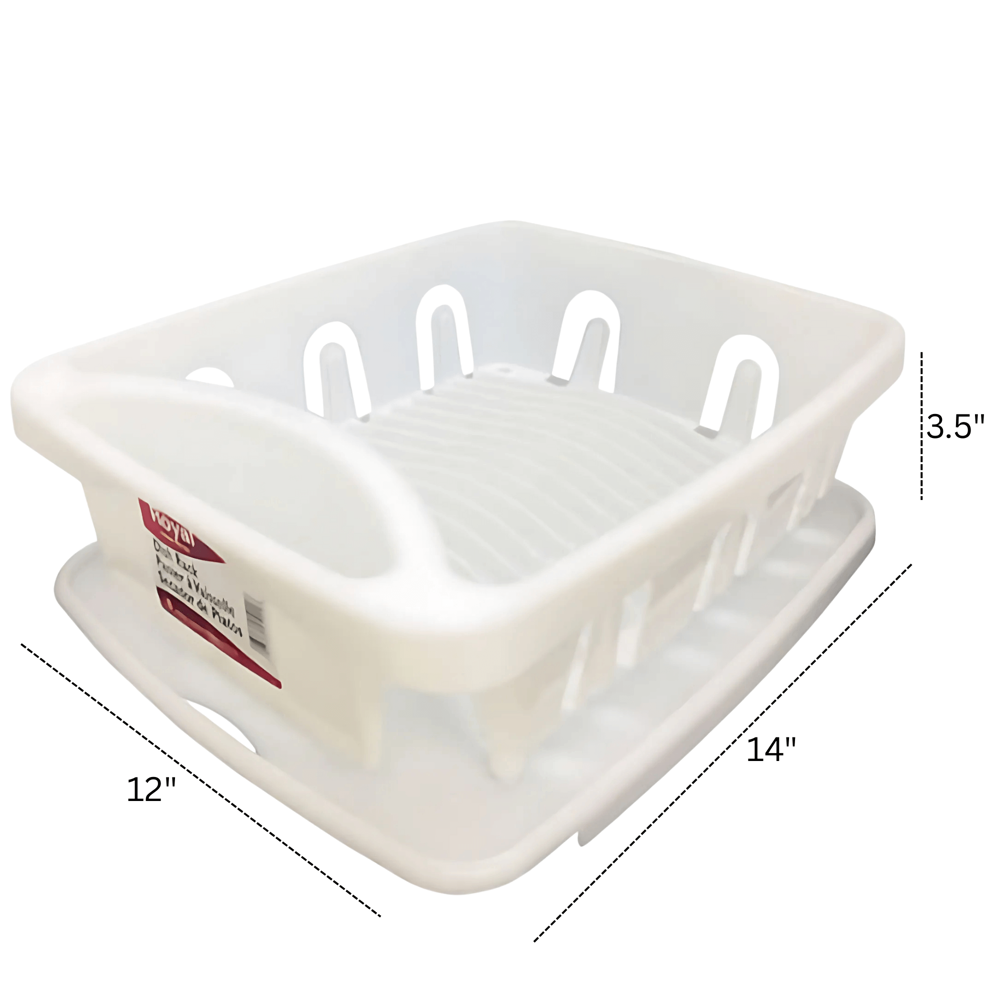 Royal Plastic Dish Rack 14" 2pcs