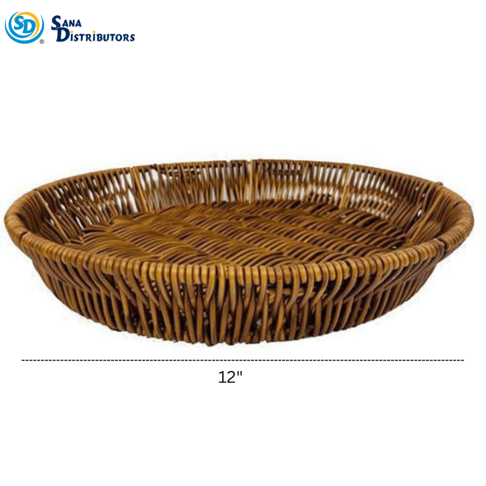 Plastic Round Basket [12"]