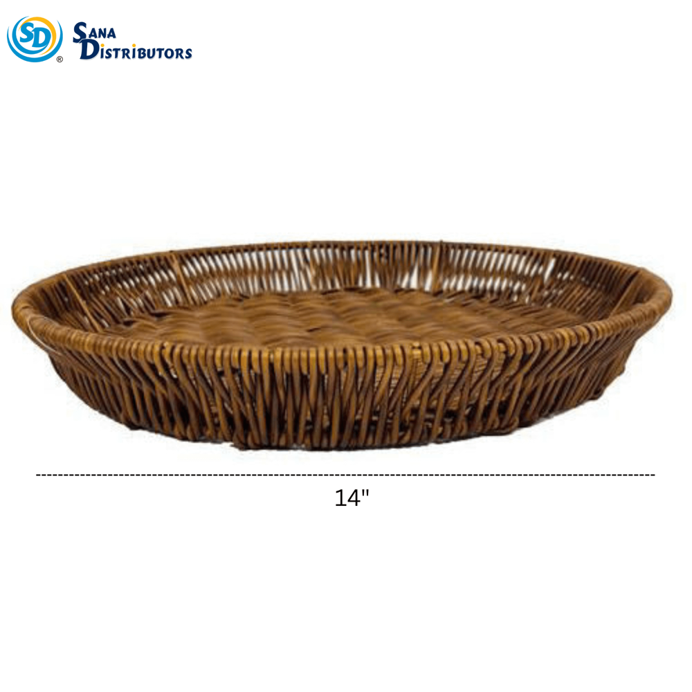 Plastic Round Basket [14"]