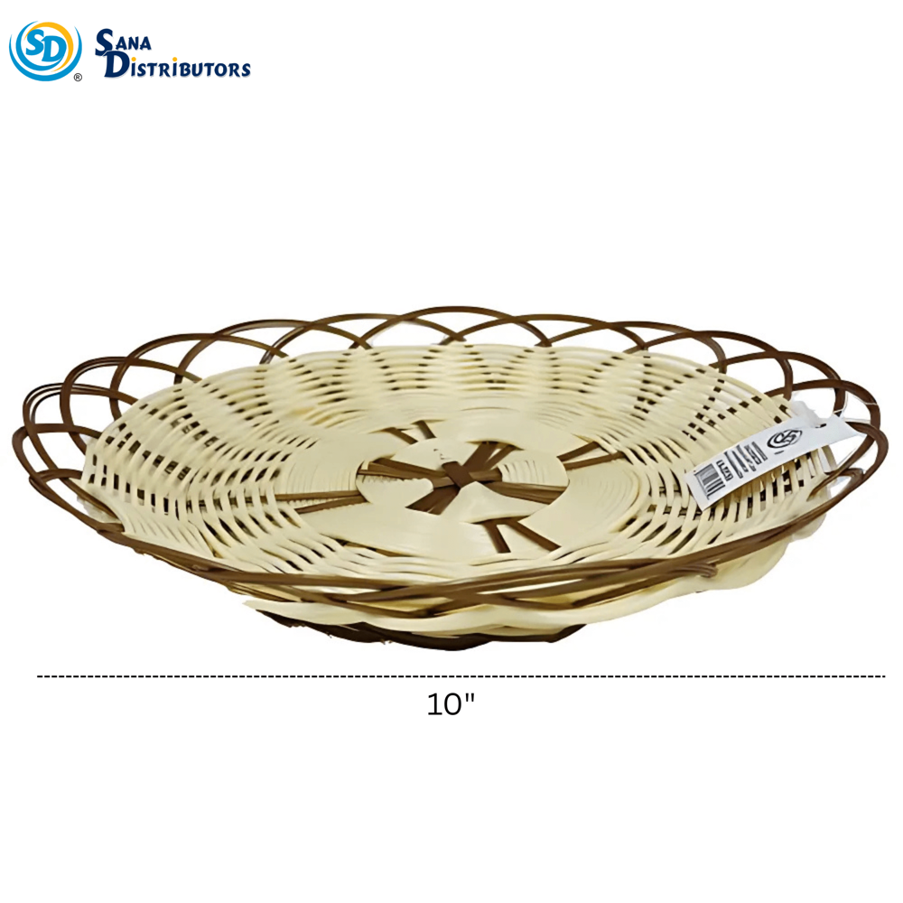 Plastic Round Basket 10"
